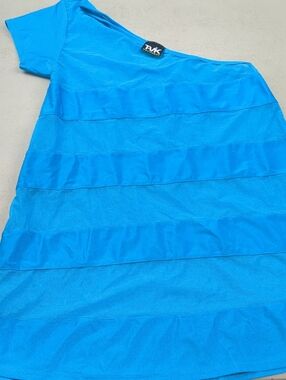 Tavik Turquoise Short Sleeve Swim Coverup